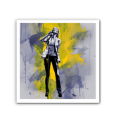 Ethereal Embrace Minimalist Abstract Wrapped Canvas